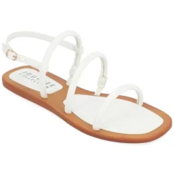 Journee Collection Womens Karrio Tru Comfort Foam Buckle Sling Back Flat Sandals 25 Journee Collection Womens Karrio Tru Comfort Foam Buckle Sling Back Flat Sandals -Bearpaw Shoes Shop GUEST 01450846 5130 4f2c 93b2 40740dcda2fb