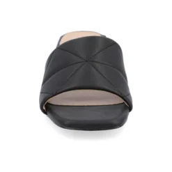 Journee Collection Womens Elidia Slip On Block Heel Vegan Leather Sandals -Bearpaw Shoes Shop GUEST 01b4a23f df39 481a a6b4 026abe038379