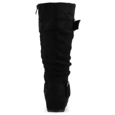 Journee Collection Womens Jester-01 Hidden Wedge Riding Boots 4 Journee Collection Womens Jester-01 Hidden Wedge Riding Boots - Image 2
