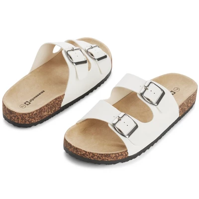 Alpine Swiss Womens Casual Double Strap Slide Sandals 6 Alpine Swiss Womens Casual Double Strap Slide Sandals - Image 4