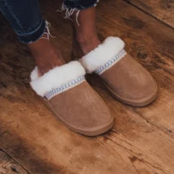 MUK LUKS Women's Dawn Suede Scuff -Bearpaw Shoes Shop GUEST 04b52d4e 0cc4 4dbb a647 fa83089bc9b7