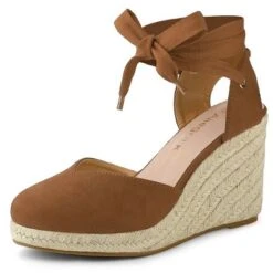 Allegra K Women's Closed Toe Espadrilles Wedges Tie Up Wedge Sandals -Bearpaw Shoes Shop GUEST 04f4405d 2267 4edd ae0f 1ac1e52c44d0