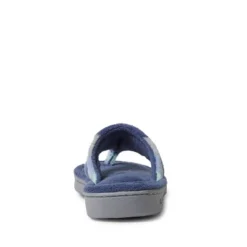 Dearfoams Women's Melanie Colorblocked Microfiber Terry Thong Slipper -Bearpaw Shoes Shop GUEST 0580ae54 9083 478b a885 6271e3406780