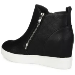 Journee Collection Womens Pennelope Round Toe Double Zip Wedge Sneakers -Bearpaw Shoes Shop GUEST 060f3c9d 023d 4492 917b 36bb9bbc6f3f