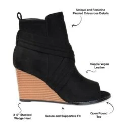 Journee Collection Womens Sabeena Inside Zip Open Toe Wedge Booties 21 Journee Collection Womens Sabeena Inside Zip Open Toe Wedge Booties -Bearpaw Shoes Shop GUEST 0658624e 51b8 4cbf b50a aa34e5ed552a