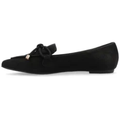 Journee Collection Womens Muriel Slip On Pointed Toe Loafer Flats