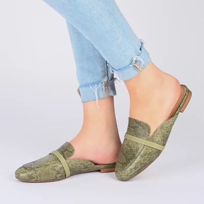 Journee Collection Womens Reneye Slip On Almond Toe Mules Flats 10 Journee Collection Womens Reneye Slip On Almond Toe Mules Flats - Image 8