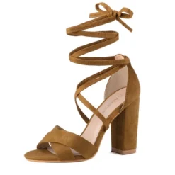 Allegra K Women's Crisscross Front Block Heeled Lace Up Sandals 25 Allegra K Women's Crisscross Front Block Heeled Lace Up Sandals -Bearpaw Shoes Shop GUEST 082c42e6 d938 4d10 900a 28dd5a08bab8