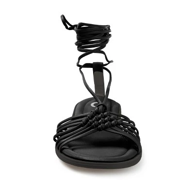 Journee Collection Womens Jess Ankle Wrap Low Block Heel Sandals 7 Journee Collection Womens Jess Ankle Wrap Low Block Heel Sandals - Image 5