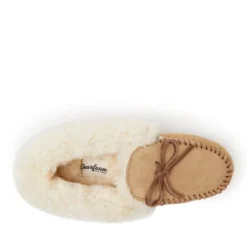 Dearfoams Women's Genuine Suede Foldover Moccasins -Bearpaw Shoes Shop GUEST 099c5768 6038 421d 858e 4c53904ae0ff