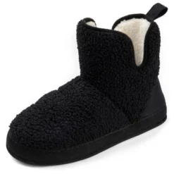 RockDove Women's Fuzzy Fleece House Bootie Ladies' Memory Foam Slipper With Rubber Sole -Bearpaw Shoes Shop GUEST 0e288a01 aef7 442d 8a27 fdbd132a583c