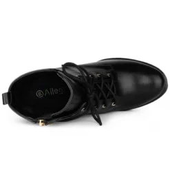 Allegra K Women's Round Toe Chunky Heel Lace Up Platform Boots 16 Allegra K Women's Round Toe Chunky Heel Lace Up Platform Boots -Bearpaw Shoes Shop GUEST 10133506 3f4f 485b 8c54 c3a051982fe0