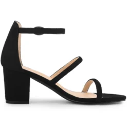 Allegra K Women's Open Toe Strappy Chunky Heels Sandals -Bearpaw Shoes Shop GUEST 1084bedc 04bb 4bbe a3ec 40e1a607b777