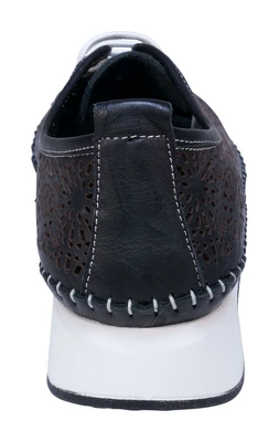 Cools 21 Sarto Perforated Memory Foam Leather Lace Up Sneakers 4 Cools 21 Sarto Perforated Memory Foam Leather Lace Up Sneakers - Image 2