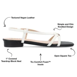 Journee Collection Womens Bridget Sling Back Low Block Heel Sandals -Bearpaw Shoes Shop GUEST 1227d339 8a26 4b92 8c6e a5aea6d2a4cf