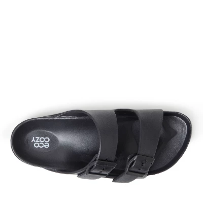 Dearfoams EcoCozy Women's Sustainable Double Buckle Sandal 6 Dearfoams EcoCozy Women's Sustainable Double Buckle Sandal - Image 4