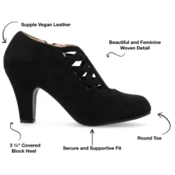 Journee Collection Womens Piper Inside Zip Block Heel Booties -Bearpaw Shoes Shop GUEST 13bb2c23 d0fd 4829 8321 65e9aebaa86e