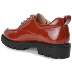 Journee Collection Womens Zina Oxford Almond Toe Lace-up Flats -Bearpaw Shoes Shop GUEST 1547a445 b5e3 44a1 8519 028780194a6a