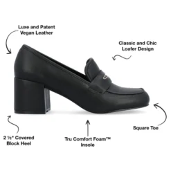 Journee Collection Womens Liyla Tru Comfort Foam Low Heel Square Toe Pumps -Bearpaw Shoes Shop GUEST 15f2c3fc 2f66 4147 8696 b1c88091daf7