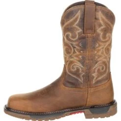 Rocky Boots Rocky Original Ride FLX Women's Brown Composite Toe Waterproof Western Boot -Bearpaw Shoes Shop GUEST 16c7f103 1595 4d7e a9f1 7a424d9815e9