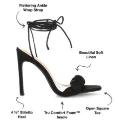 Journee Collection Womens Edelie Tru Comfort Foam Open Toe High Stiletto Pumps -Bearpaw Shoes Shop GUEST 1753406a 4373 4db1 b0de 80a8325eba95