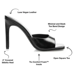 Journee Collection Womens Marlowe Tru Comfort Foam Open Toe High Stiletto Pumps -Bearpaw Shoes Shop GUEST 1777f10c 34a9 4528 95e4 680cf2b75f00