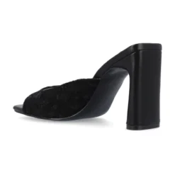 Journee Collection Womens Daivia Covered Block Heel Slip On Sandals -Bearpaw Shoes Shop GUEST 183324e9 30bd 4284 b051 c3e86b2cf43b