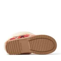 Dearfoams Women's Hannah Festive Knit Clog Slipper -Bearpaw Shoes Shop GUEST 188ce141 87ad 4021 a13e 97e1551b3b57