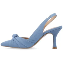 Journee Collection Womens Bahar Sling Back Pointed Toe Pumps