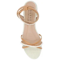 Journee Collection Womens Tulsi Faux Pearl Ankle Strap Covered Block Heel Sandals -Bearpaw Shoes Shop GUEST 19fbd163 4fb3 4115 9a75 8c4c137fd41d