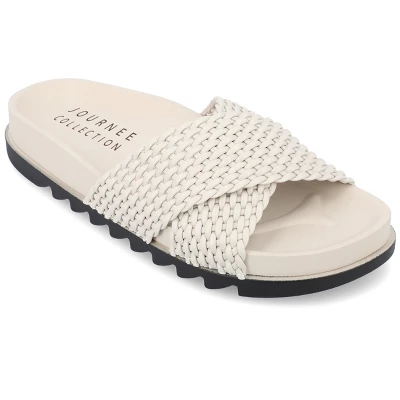 Journee Collection Womens Gretie Flatform Treaded Slide Sandal 13 Journee Collection Womens Gretie Flatform Treaded Slide Sandal - Image 11