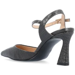 Journee Collection Womens Nixey Croco Texture Buckle Pointed Toe Pumps -Bearpaw Shoes Shop GUEST 1c28e831 451c 494c 941f 1224bd73d226