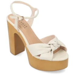 Journee Collection Womens Lorrica Tru Comfort Foam High Heel Open Toe Sandals -Bearpaw Shoes Shop GUEST 1c68c304 a155 4e48 8d98 76a085d5d53b