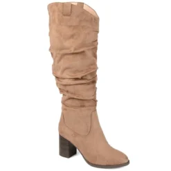 Journee Collection Womens Aneil Wide Calf Stacked Heel Knee High Boots -Bearpaw Shoes Shop GUEST 1c9f5ce3 10a4 4cd4 8732 35a306364a40