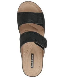 GC Shoes Rea Velcro Double Band Embellished Comfort Slide Wedge Sandals 12 GC Shoes Rea Velcro Double Band Embellished Comfort Slide Wedge Sandals -Bearpaw Shoes Shop GUEST 1db6ca93 6313 499f 974b acd1eddf1d58