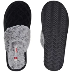 Alpine Swiss Grace Womens Cable Knit Memory Foam Scuff Slippers -Bearpaw Shoes Shop GUEST 1ebbc0cf ea2b 4ae0 bcb4 9d721c5846e4