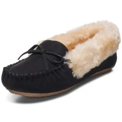 Alpine Swiss Leah Womens Shearling Moccasin Slippers Faux Fur Slip On House Shoes -Bearpaw Shoes Shop GUEST 1edec47c 946a 4480 9f01 0c6f105faaed