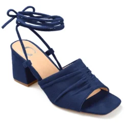 Journee Collection Womens Felisity Open Square Toe Block Heel Sandals -Bearpaw Shoes Shop GUEST 2000a832 50e0 4f6d 91d6 2c38889d5fcc