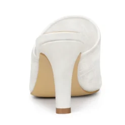 Allegra K Women's Lace Heels Sandals Mesh Floral Embroidered Stiletto Heels Slide Mules -Bearpaw Shoes Shop GUEST 22d3c085 3088 4dad 87ad b73d5262d1c1