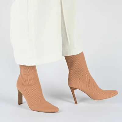 Journee Collection Womens Elissa Tru Comfort Foam Pull On Stacked Heel Booties 10 Journee Collection Womens Elissa Tru Comfort Foam Pull On Stacked Heel Booties - Image 8