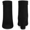 Perphy Women's Round Toe Chunky High Heels Ankle Boots