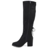 Journee Collection Womens Leeda Tru Comfort Foam Wide Calf Block Heel Knee High Boots