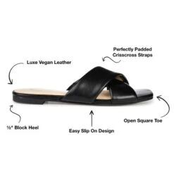 Journee Collection Womens Carlotta Slide Flat Sandals -Bearpaw Shoes Shop GUEST 25509bad 7f5b 4873 b410 c33df704ba91