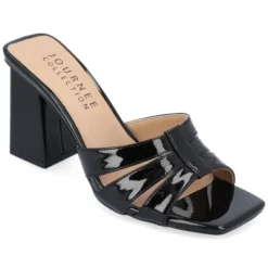 Journee Collection Womens Ellington Inset Covered Block Heel Slip On Sandals -Bearpaw Shoes Shop GUEST 271161a4 be17 4ad6 9345 26d0a10fcfb3