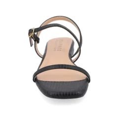 Journee Collection Womens Crishell Textured Material Sling Back Stacked Heel Sandals -Bearpaw Shoes Shop GUEST 274f1a6c bac6 4779 8b0a f2f56ed8cc04