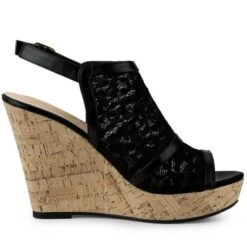 Allegra K Women's Open Toe Platform Heel Lace Wedges Sandals 24 Allegra K Women's Open Toe Platform Heel Lace Wedges Sandals -Bearpaw Shoes Shop GUEST 28530419 9436 4a0e b179 6aac16725531