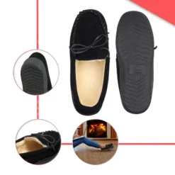 Alpine Swiss Sabine Womens Genuine Suede Shearling Slip On Moccasin Slippers -Bearpaw Shoes Shop GUEST 29a2aec4 41f6 472d 91b3 e13496589465