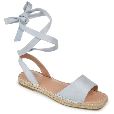 Journee Collection Womens Emelie Tru Comfort Foam Espadrille Flat Sandals 12 Journee Collection Womens Emelie Tru Comfort Foam Espadrille Flat Sandals - Image 10