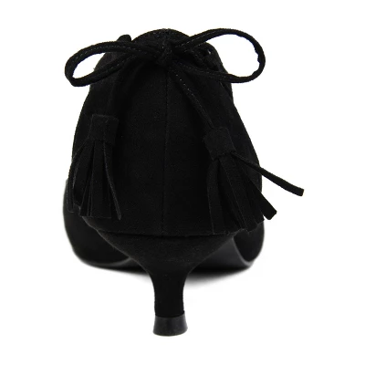 Journee Collection Womens Bindi Pointed Toe Kitten Heel Pumps 4 Journee Collection Womens Bindi Pointed Toe Kitten Heel Pumps - Image 2