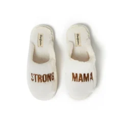 Dearfoams Women's Wanda Furry Mother's Day Slide Slipper